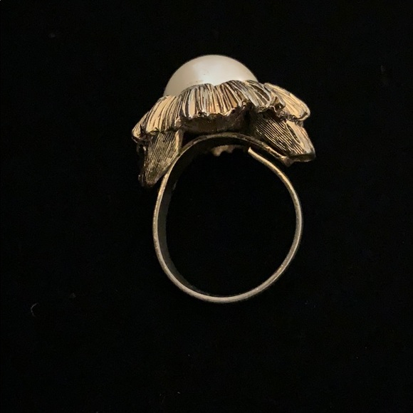 Vintage Uncas adjustable pearl ring - Picture 5 of 9